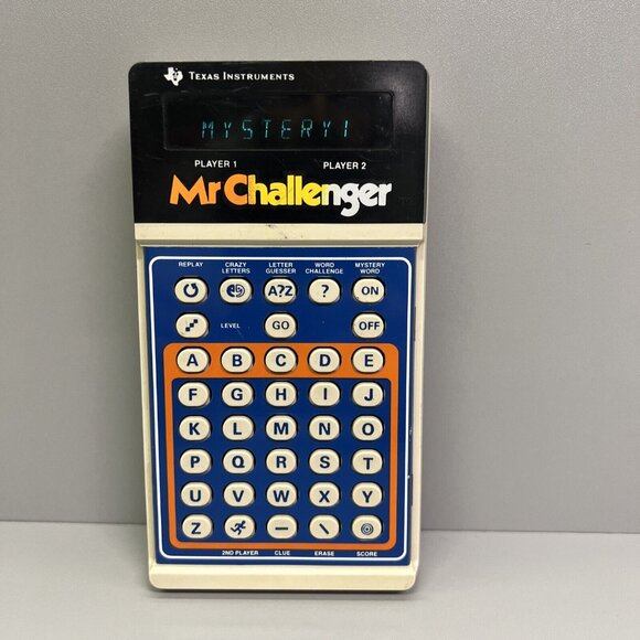 Mr Challenger Texas Instruments Handheld Electronic Game Vintage 1978 *Read* - Picture 2 of 15